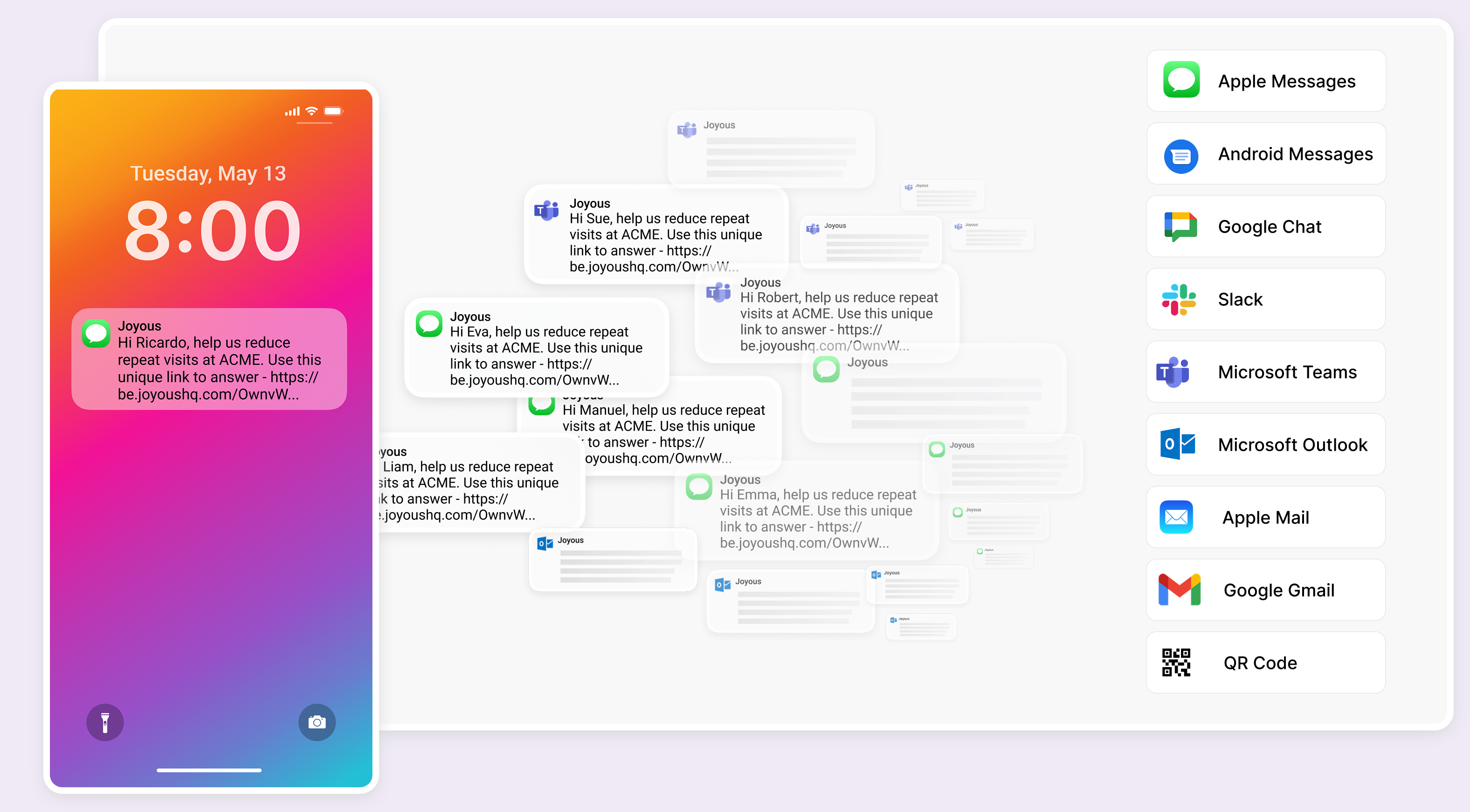 screenshot of Joyous Suite